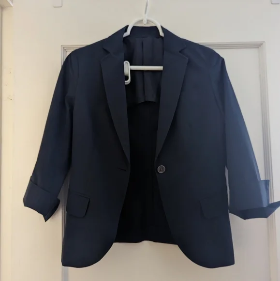 Uniqlo navy blazer, XS - Picture 1 of 5